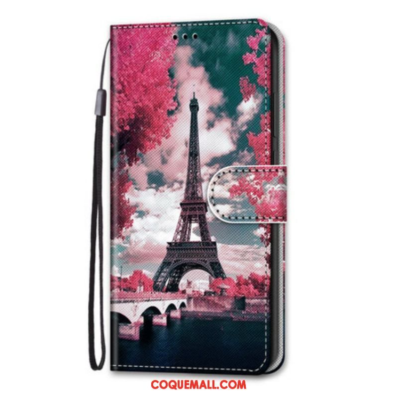 Housse Samsung Galaxy S21 Plus 5G Paris en Fleurs