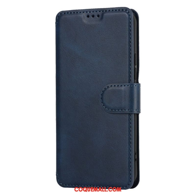 Housse Samsung Galaxy S22 5G Effet Cuir Vintage Mat