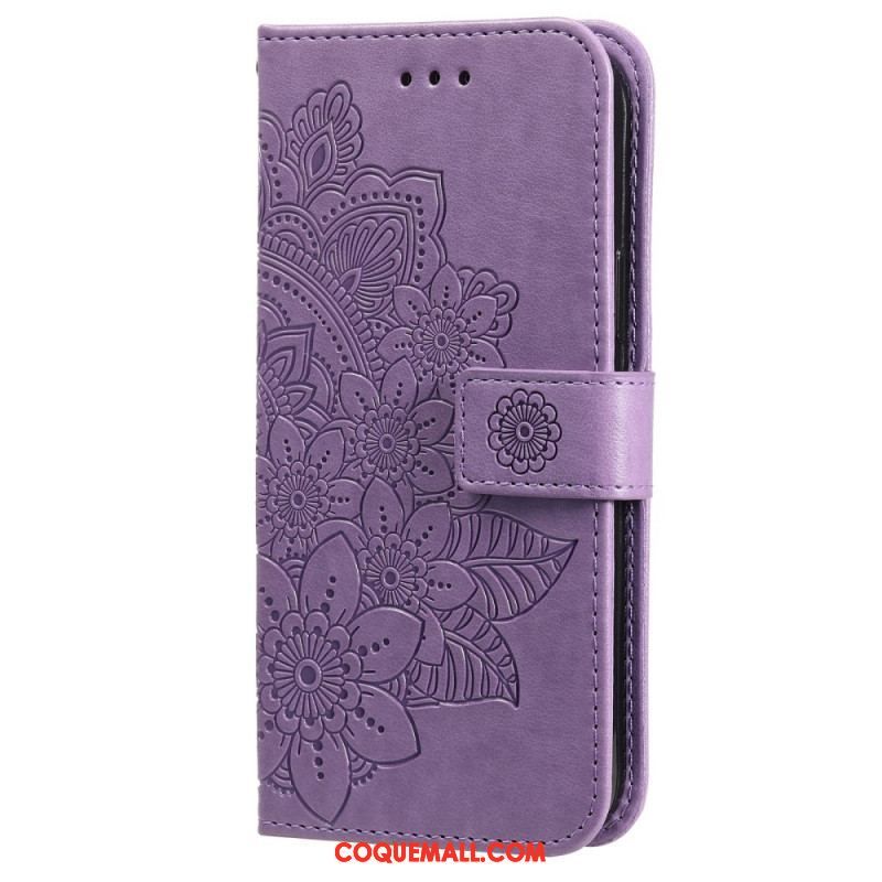 Housse Samsung Galaxy S22 5G Mandala de Fleurs