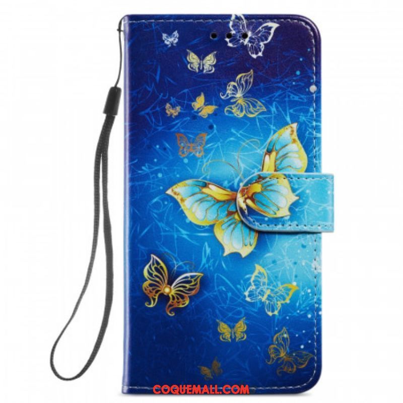 Housse Samsung Galaxy S22 5G Vol de Papillons