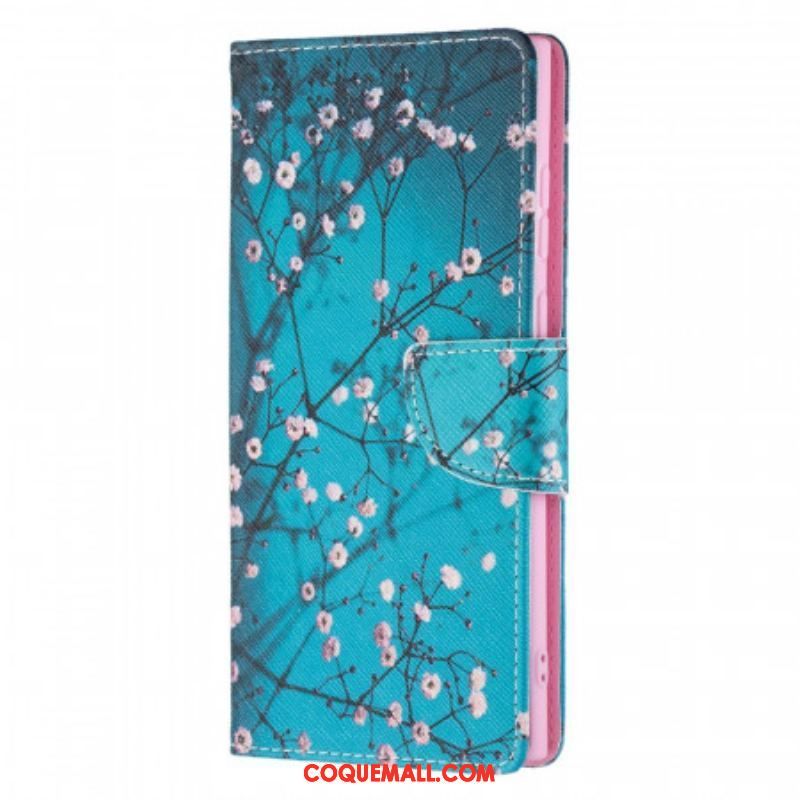 Housse Samsung Galaxy S22 Ultra 5G Arbre en Fleurs