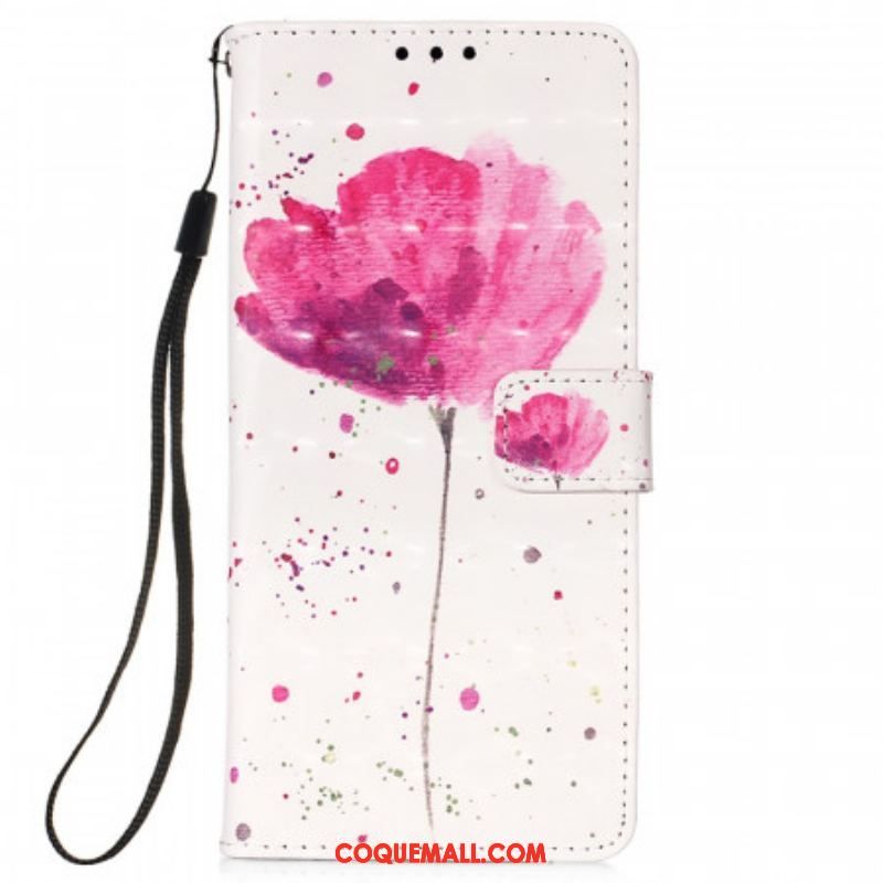 Housse Samsung Galaxy S22 Ultra 5G Coquelicot Aquarelle