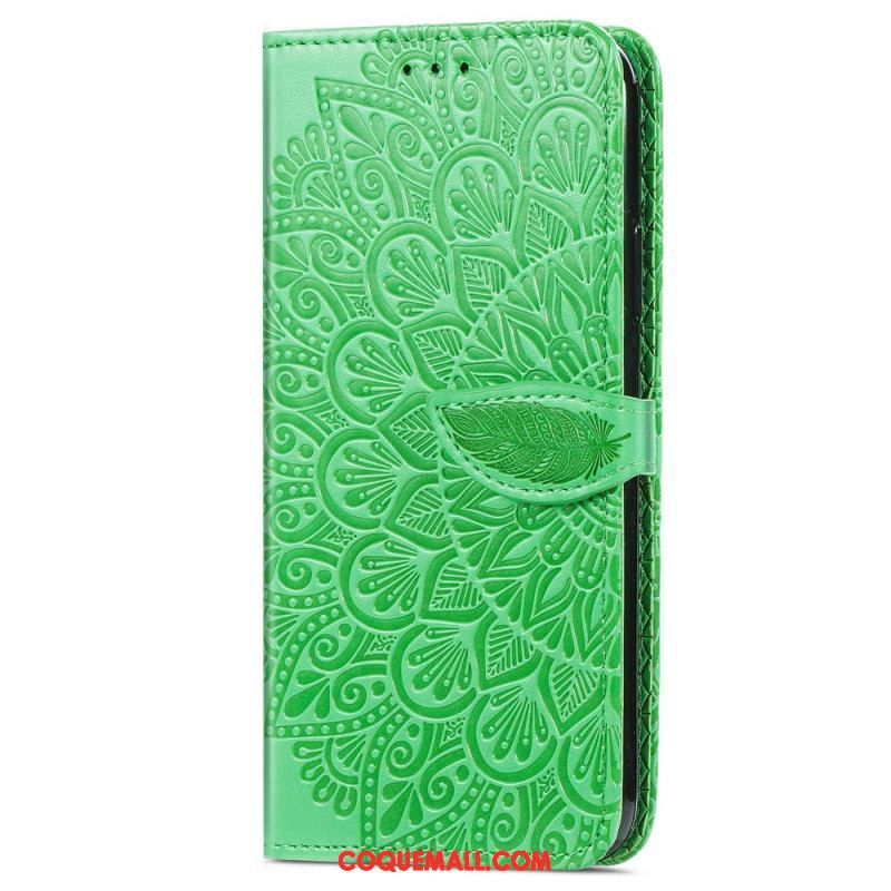 Housse Samsung Galaxy S22 Ultra 5G Feuilles Tribales