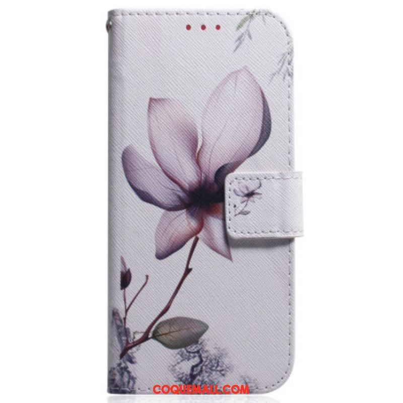 Housse Samsung Galaxy S23 5G Fleur Rose