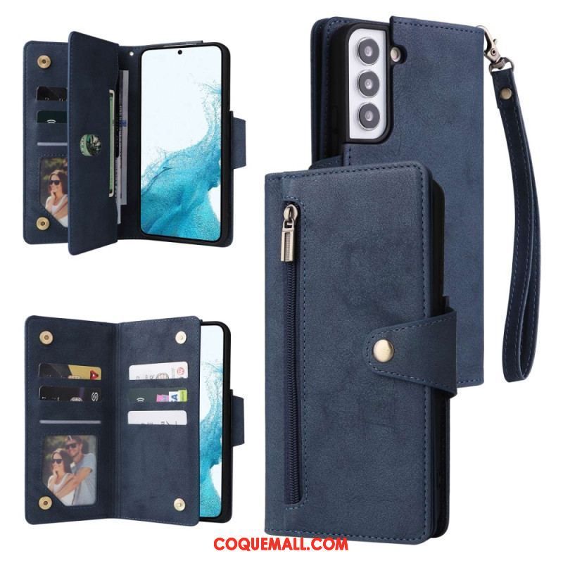 Housse Samsung Galaxy S23 5G Multi-Cartes et Porte-Monnaie