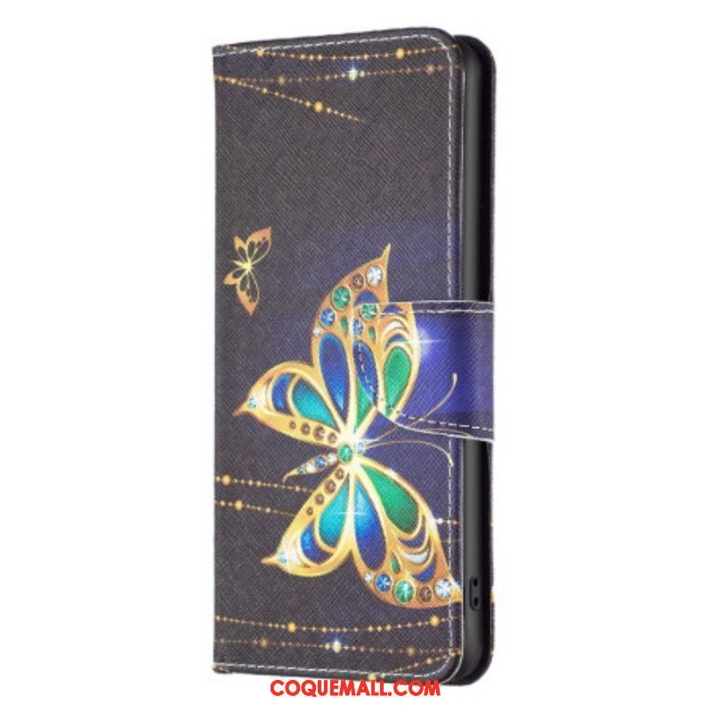 Housse Samsung Galaxy S23 5G Papillon Royal