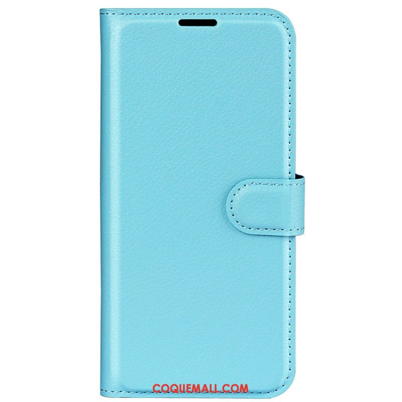 Housse Samsung Galaxy S24 Ultra 5G Simili Cuir Litchi Classique