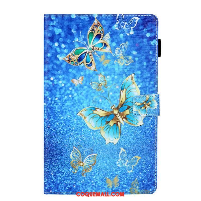 Housse Samsung Galaxy Tab A7 (2020) Papillons