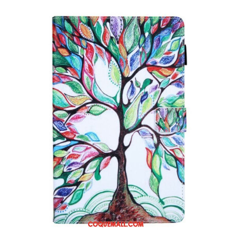 Housse Samsung Galaxy Tab A7 Arbre Multicolore