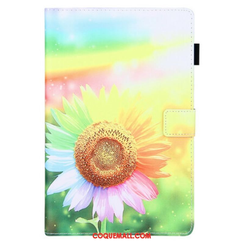 Housse Samsung Galaxy Tab A7 Lite Fleurs au Soleil