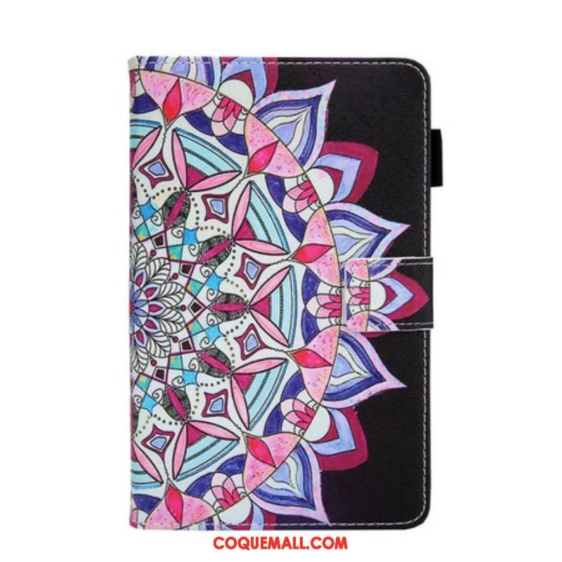 Housse Samsung Galaxy Tab A7 Lite Mandala Graphique