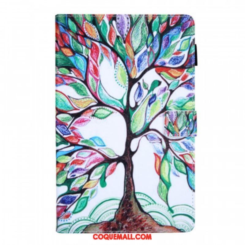 Housse Samsung Galaxy Tab A8 (2021) Arbre Multicolore