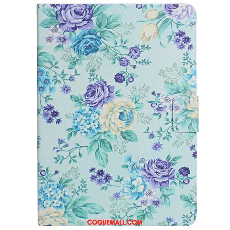 Housse Samsung Galaxy Tab A8 (2021) Fleurs Fleurs Fleurs