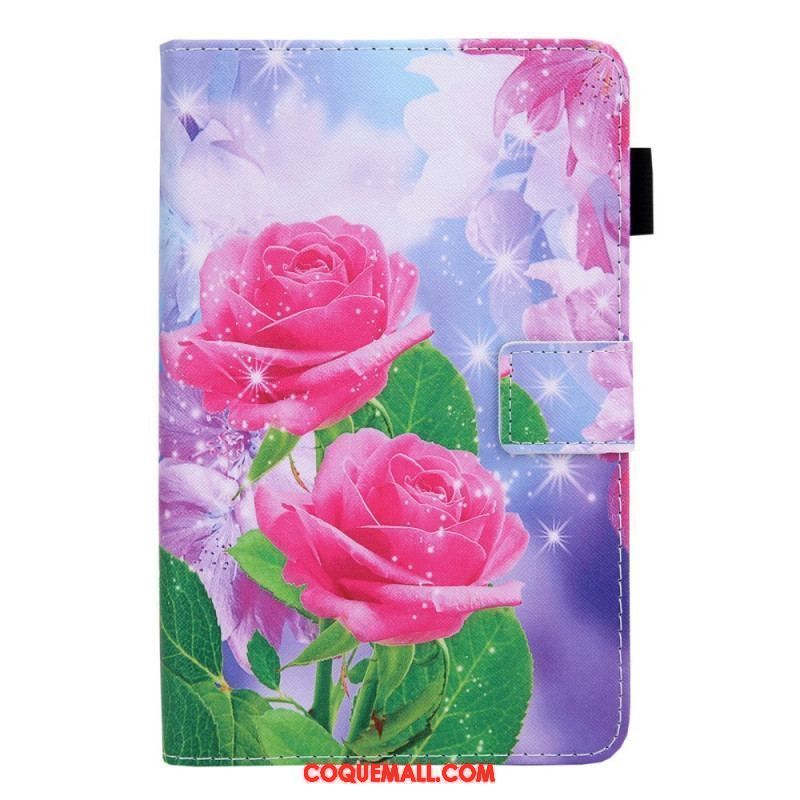 Housse Samsung Galaxy Tab A8 (2021) Fleurs de Rêve