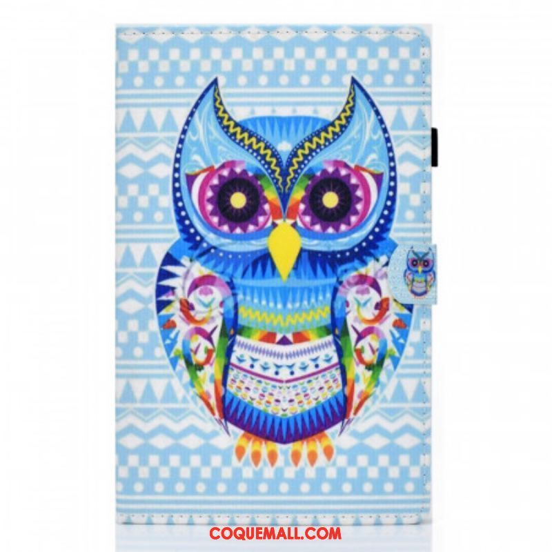 Housse Samsung Galaxy Tab A8 (2021) Hibou Tribal