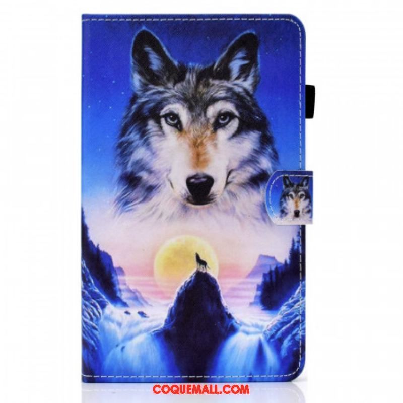 Housse Samsung Galaxy Tab A8 (2021) Loup des Montagnes