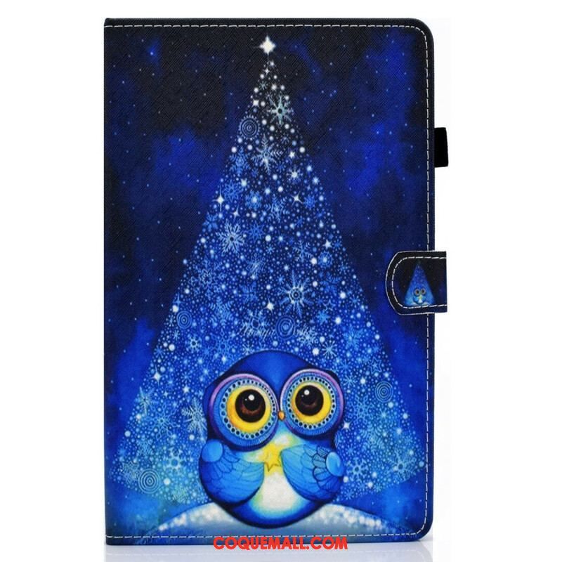 Housse Samsung Galaxy Tab S8 / Tab S7 Hibou