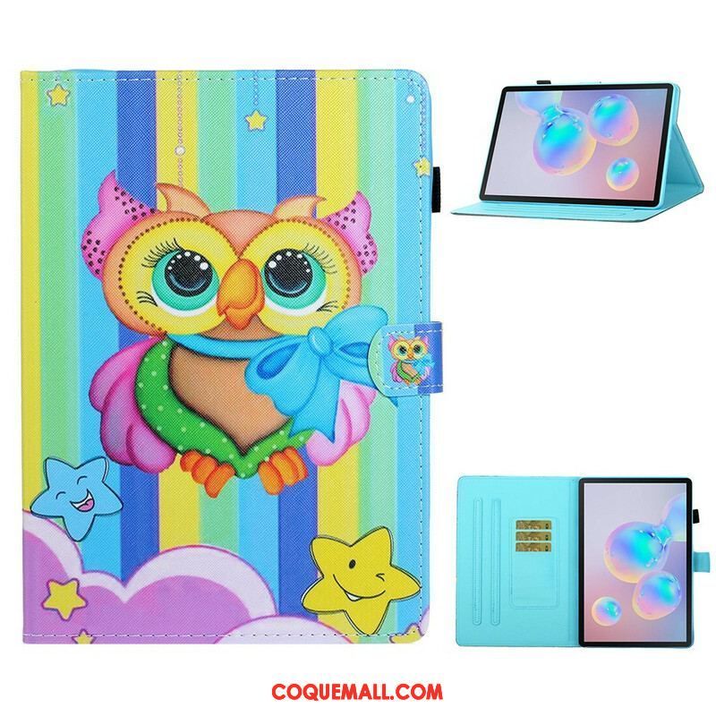 Housse Samsung Galaxy Tab S8 / Tab S7 Hibou Éclaté