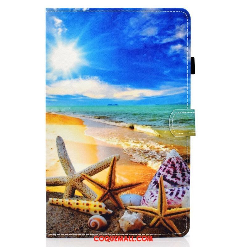 Housse Samsung Galaxy Tab S8 / Tab S7 Plage Fun