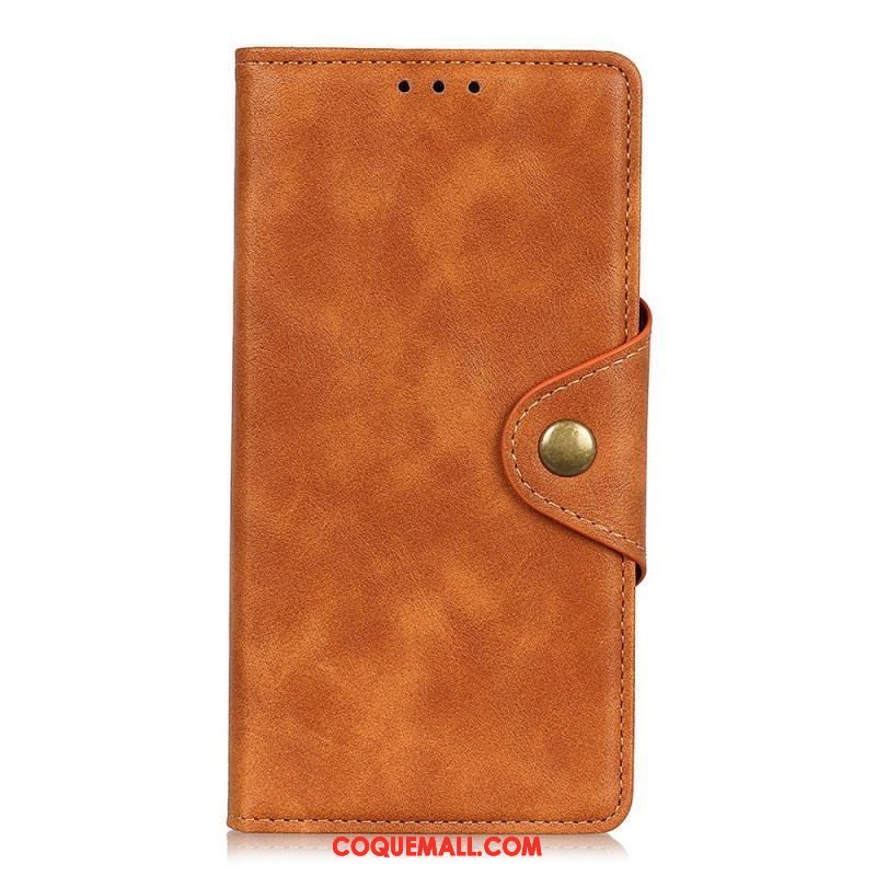 Housse Sony Xperia 1 IV Simili Cuir Bouton