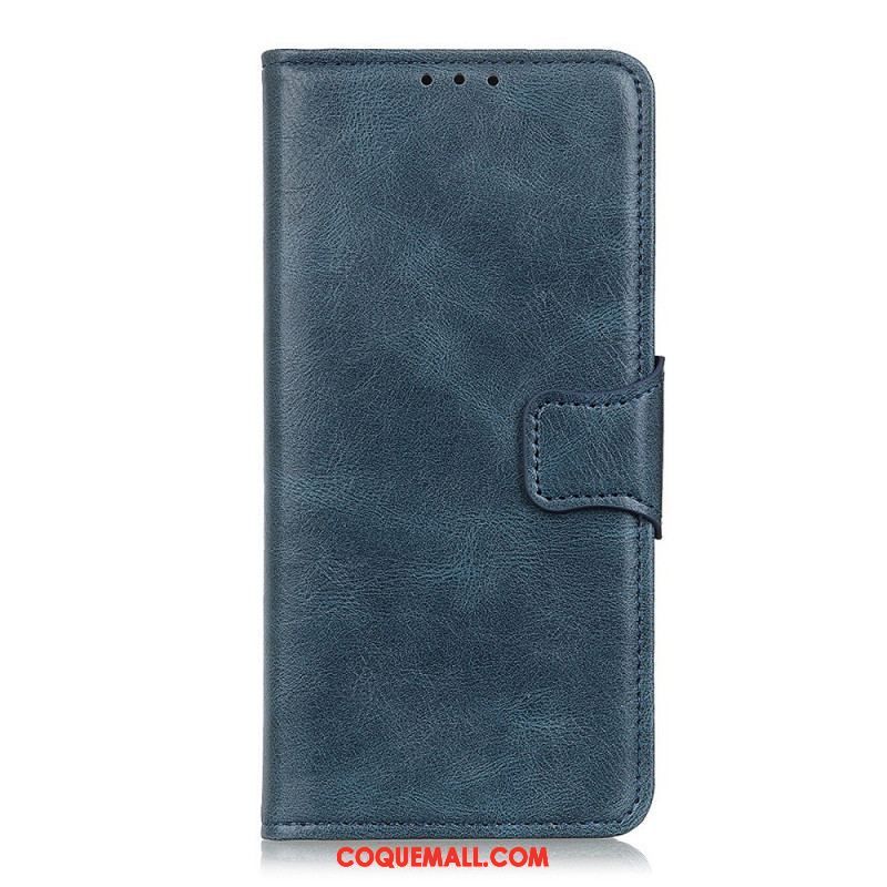 Housse Sony Xperia 1 IV Style Cuir Fermoir Réversible