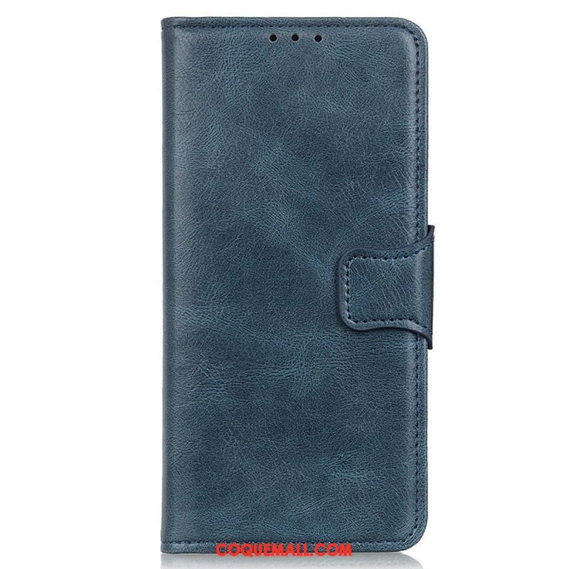 Housse Sony Xperia 5 IV Style Cuir Fermoir Réversible