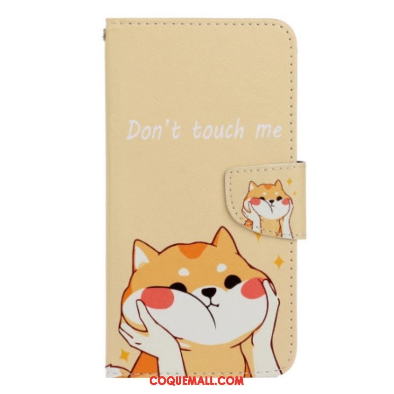 Housse Xiaomi 12T / 12T Pro Don't Touch Me avec Lanière