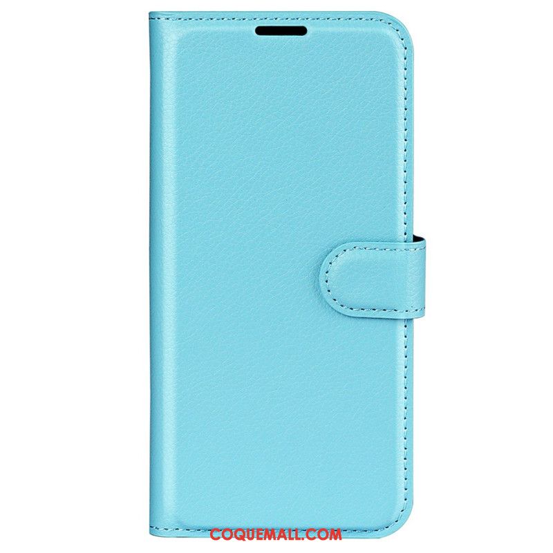 Housse Xiaomi 14 Simili Cuir Litchi Classique