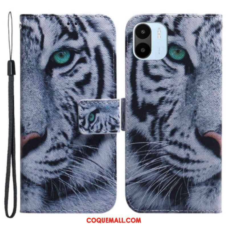 Housse Xiaomi Redmi A1 Tigre Blanc