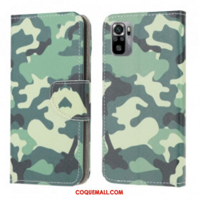 Housse Xiaomi Redmi Note 10/10S/Poco M5s Camouflage