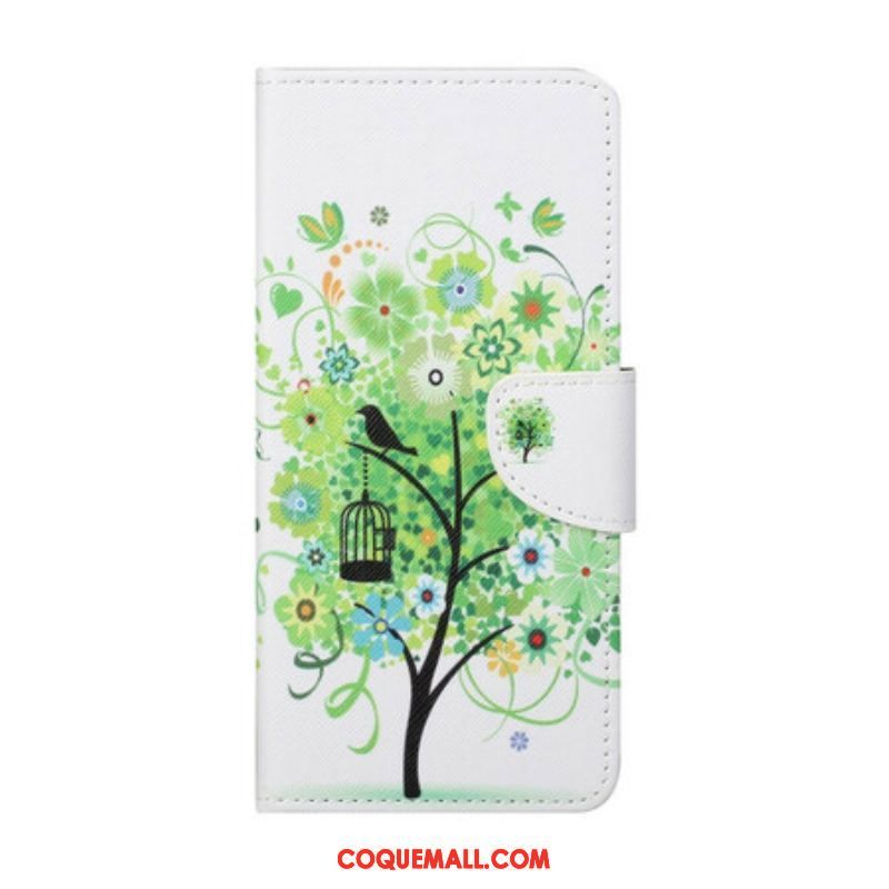 Housse Xiaomi Redmi Note 10 5G / Poco M3 Pro 5G Arbre Feuillage Vert