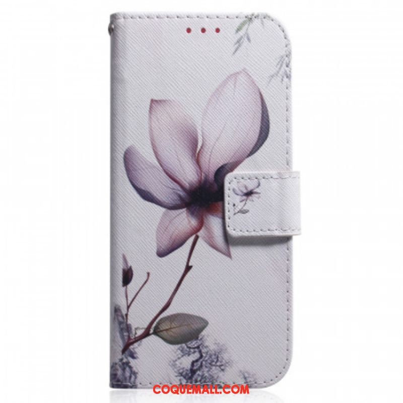 Housse Xiaomi Redmi Note 11 / 11s Fleur Vieux Rose