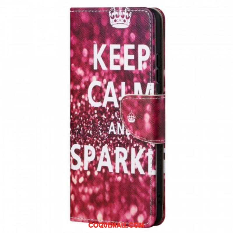 Housse Xiaomi Redmi Note 11 / 11s Keep Calm and Sparkle