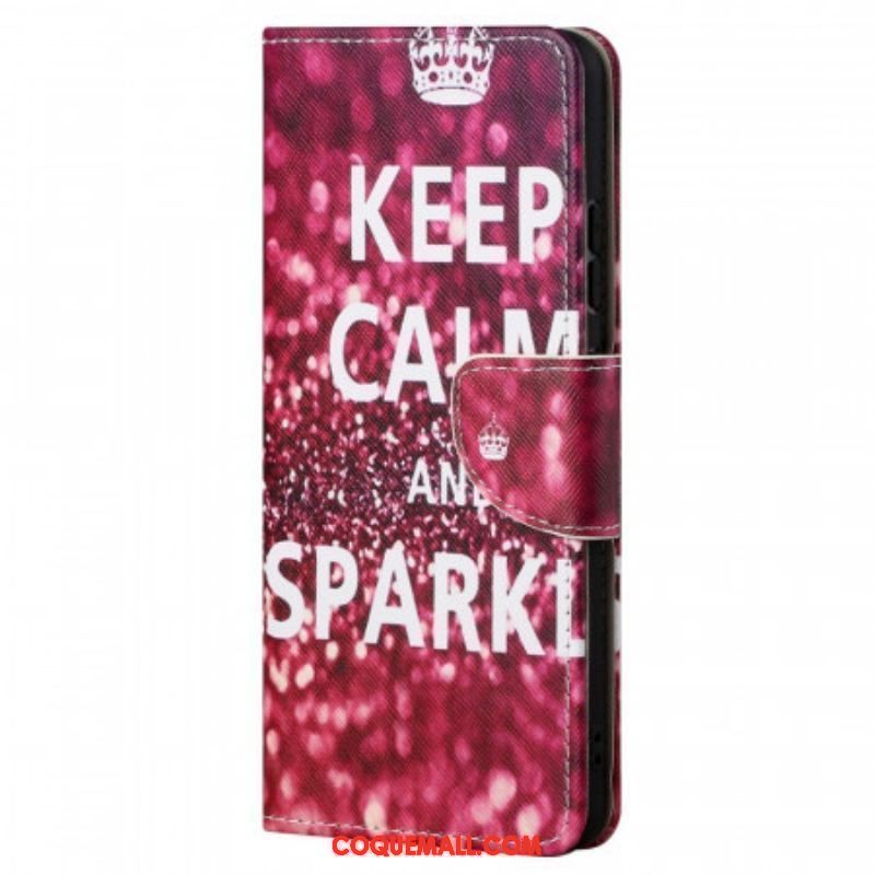 Housse Xiaomi Redmi Note 11 Pro / Note 11 Pro 5G Keep Calm and Sparkle