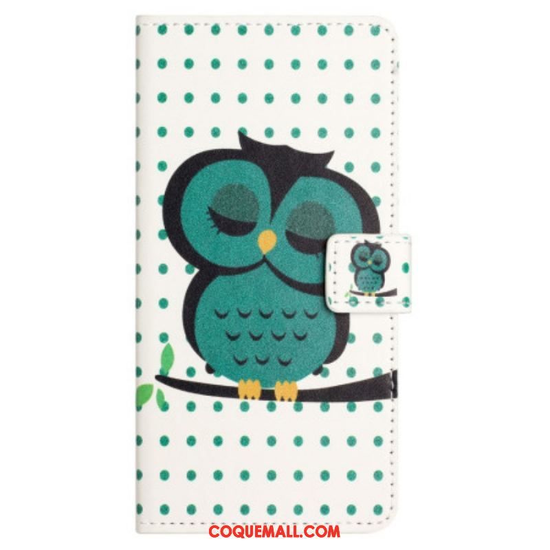 Housse Xiaomi Redmi Note 12 4G Hibou Endormi