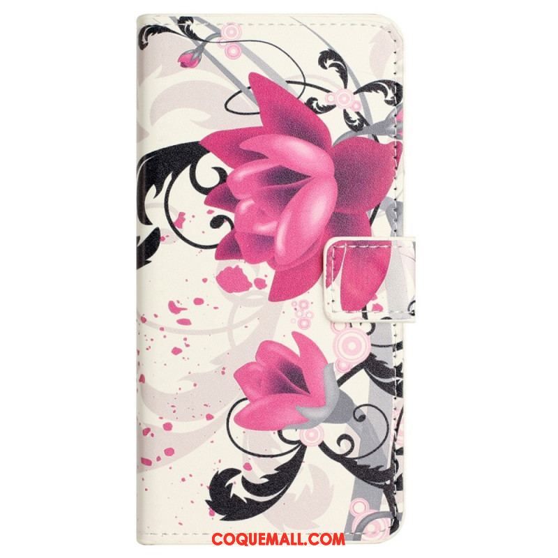 Housse Xiaomi Redmi Note 12 4G Tropical Flowers