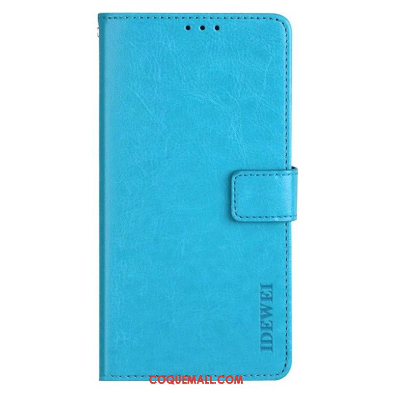 Housse Xiaomi Redmi Note 13 4G Simili Cuir IDEWEI