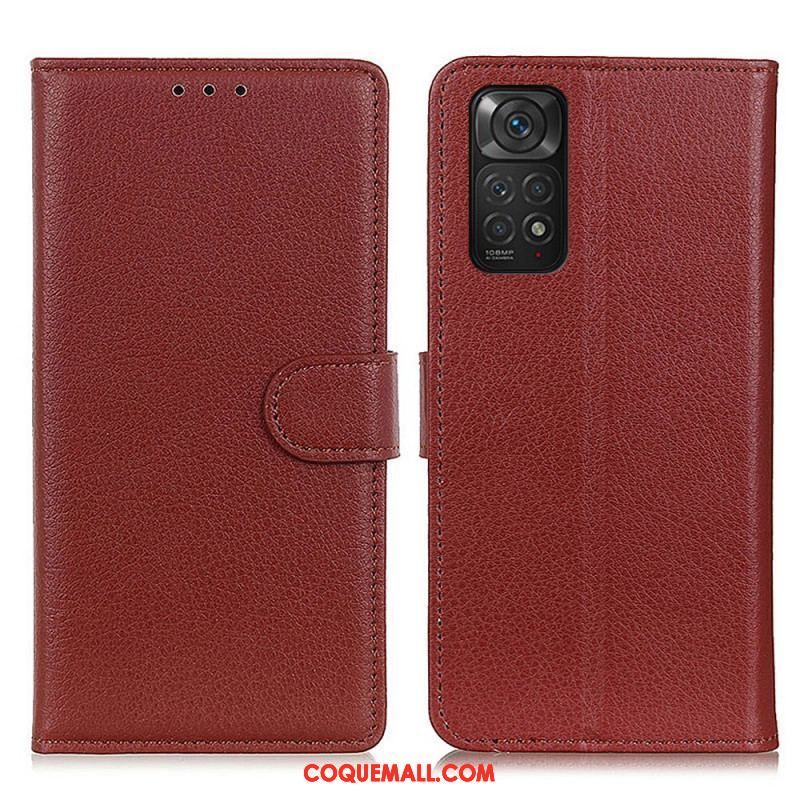 Housse Xiaomi Redmi note 11 / 11s Traditionnellement Litchi