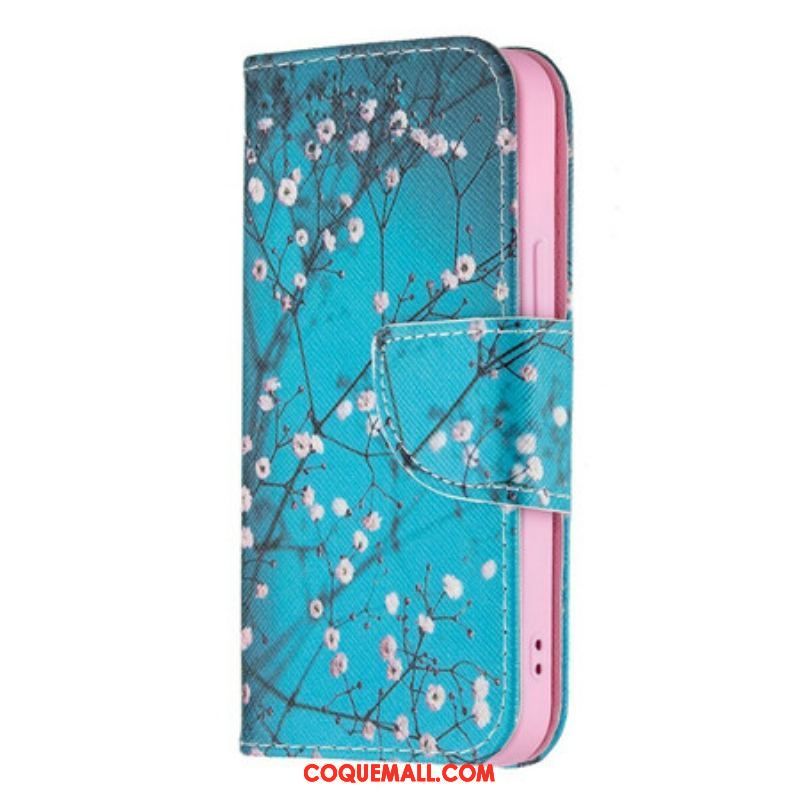 Housse iPhone 13 MIni Brancche Fleurie