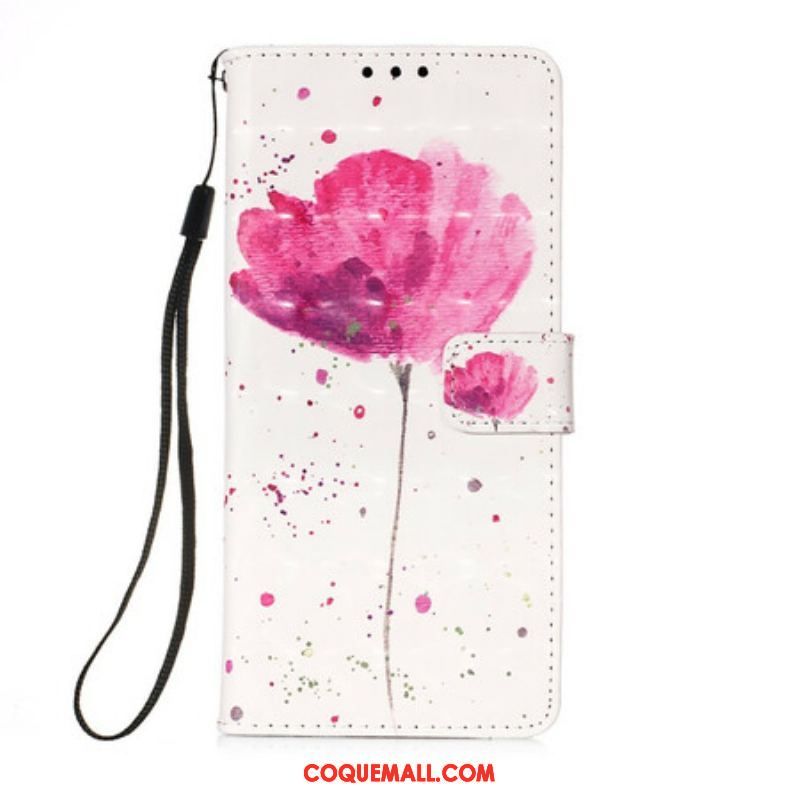 Housse iPhone 13 Mini Coquelicot Aquarelle