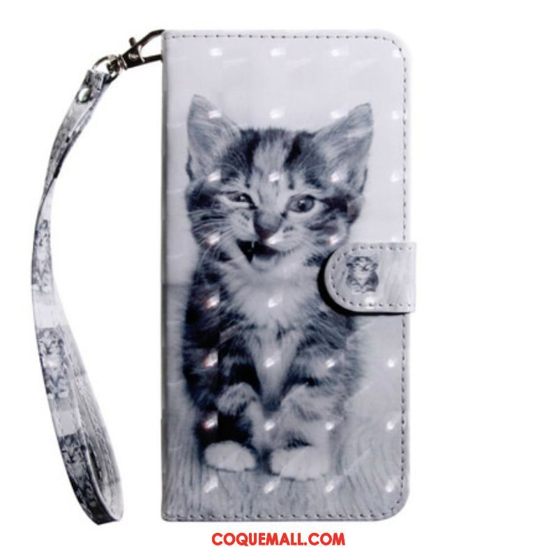 Housse iPhone 13 Mini Light Spot Ignace le Chaton