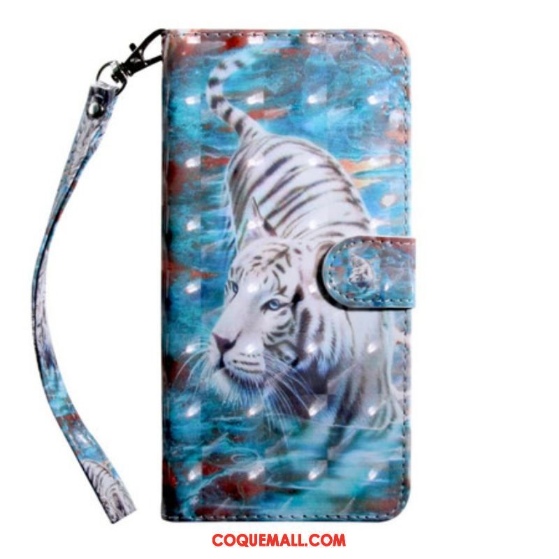 Housse iPhone 13 Mini Light Spot Lucien le Tigre