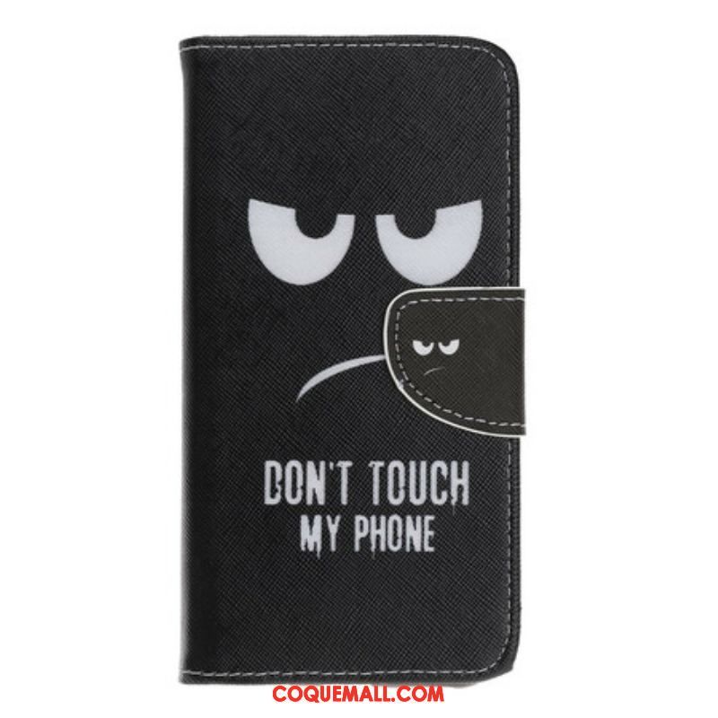 Housse iPhone 13 Pro Don't Touch My Phone