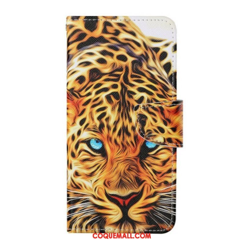 Housse iPhone 13 Pro Tigre avec Lanière