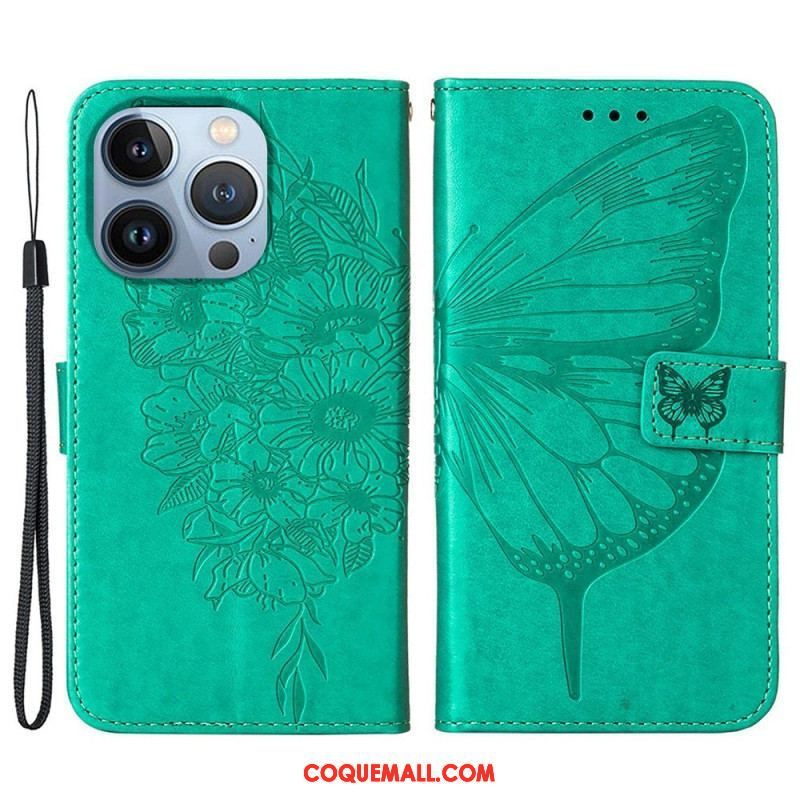 Housse iPhone 14 Plus Papillon Design