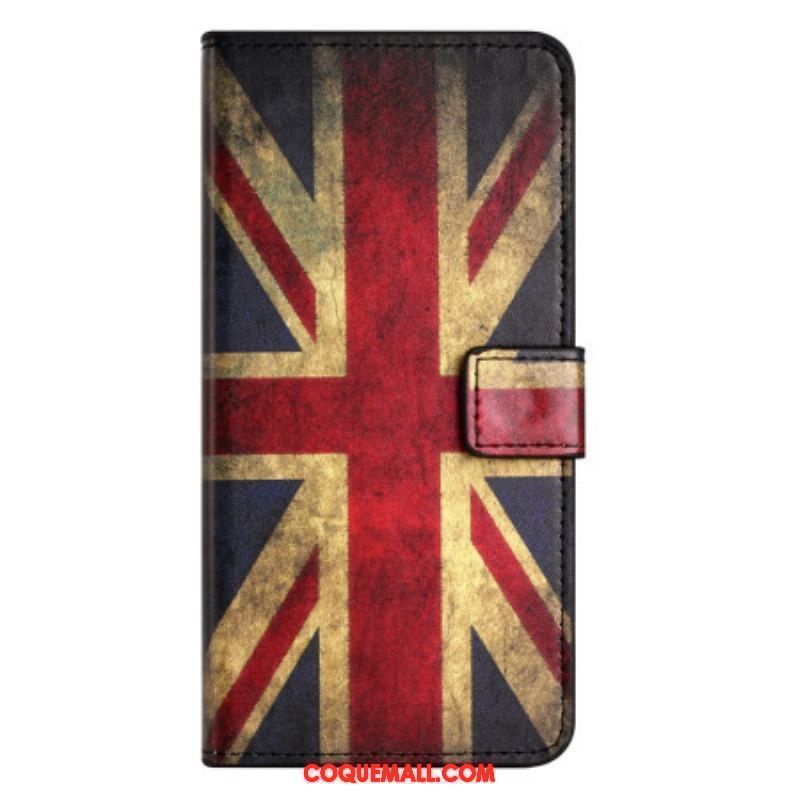 Housse iPhone 15 Drapeau Anglais Vintage