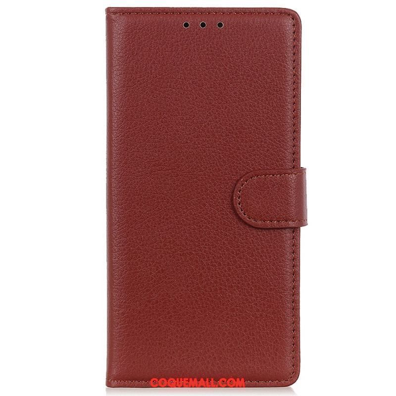 Housse iPhone 15 Plus Simili Cuir Traditionnel