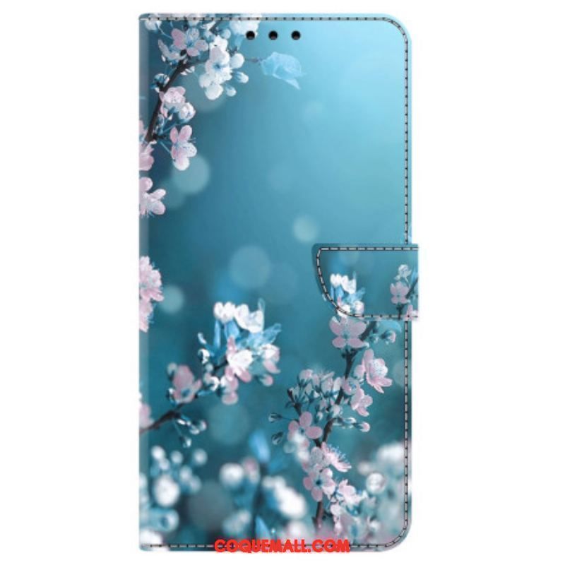 Housse iPhone 15 Pro Fleurs de Prunier