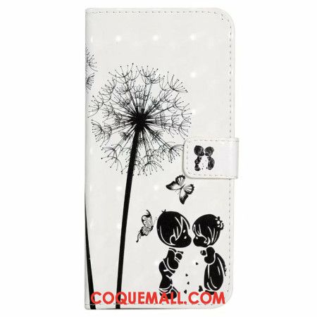 Housse iPhone 16 Pro Enfants et Pissenlit