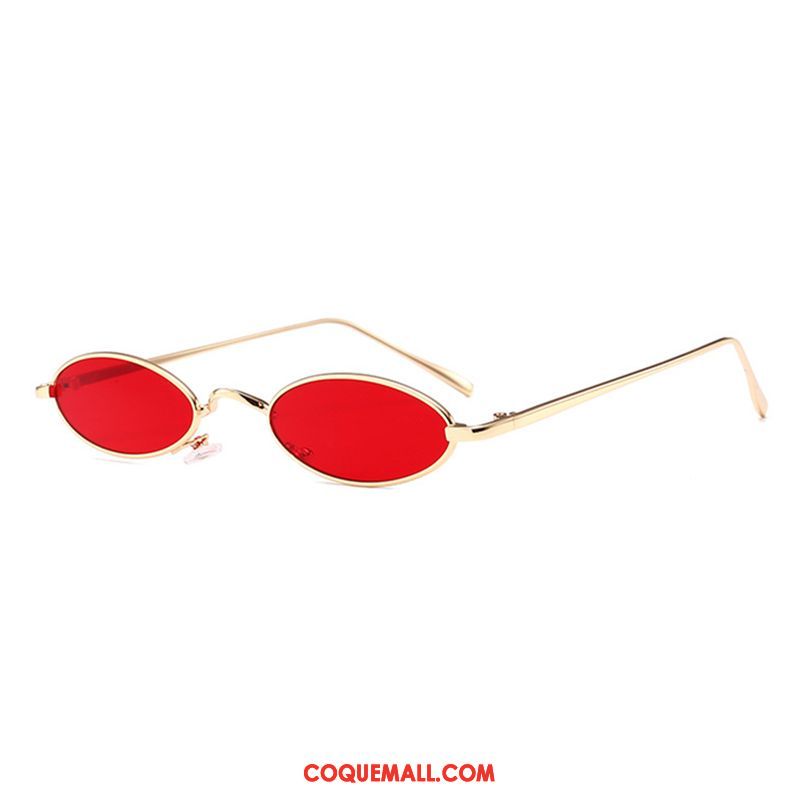 Lunettes De Soleil Femme Rétro Europe Réseau, Lunettes De Soleil Tendance Rouge